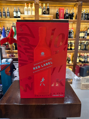 Rượu Whisky Johnnie Walker Red Label – Hộp Quà
