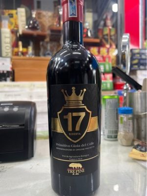 Rượu Vang Ý Trepini 17 Riserva Primitivo