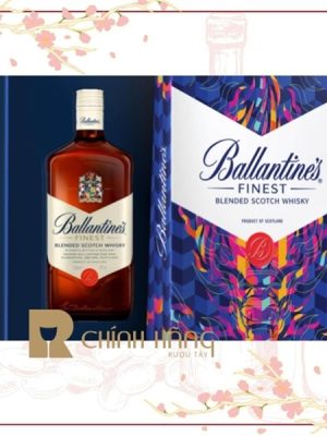 Rượu Whisky Ballantine’s Finest – Hộp Quà tết 2025