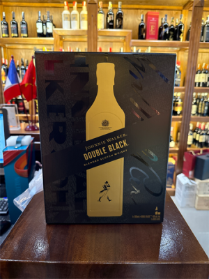 Rượu Whisky Johnnie Walker Double Black – Hộp Quà