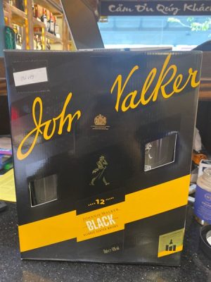 Rượu Whisky Johnnie Walker Black Label 12YO – Hộp Quà